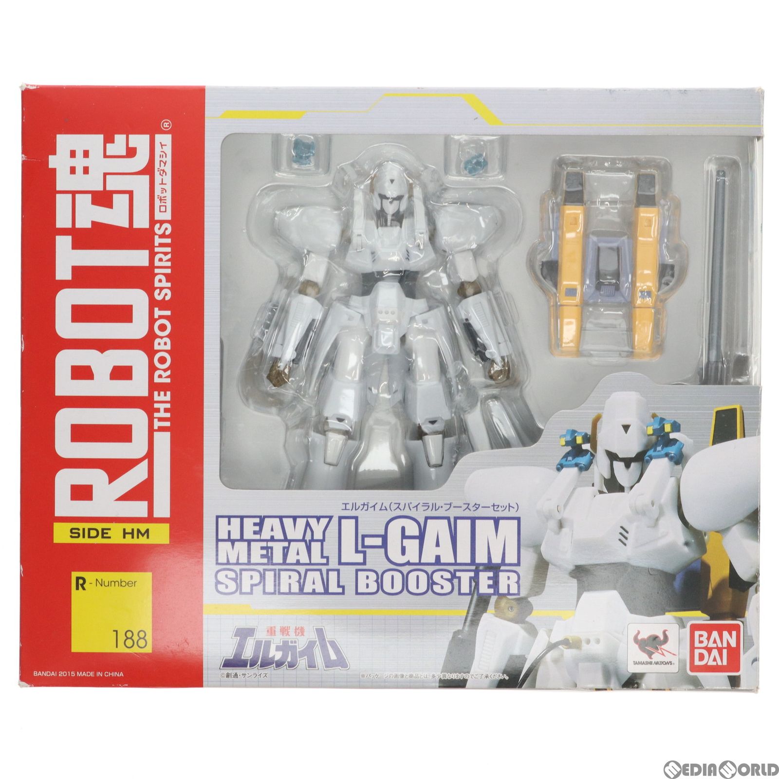 ROBOT魂(SIDE HM) エルガイム(スパイラル・ブースターセット) 重戦機エルガイム 可動フィギュア バンダイ