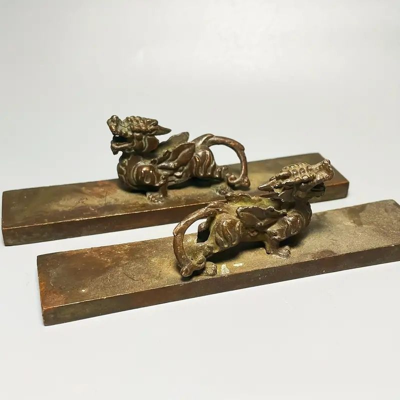 開運 龍 龍神 麒麟置き物 翡翠 彫刻 骨董品