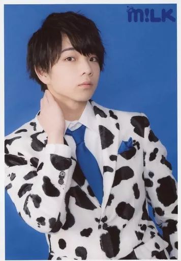 M!LK塩崎太智生写真セット 中古】生写真(男性) M!LK/塩崎太智 /上半身・衣装白.黒・牛柄