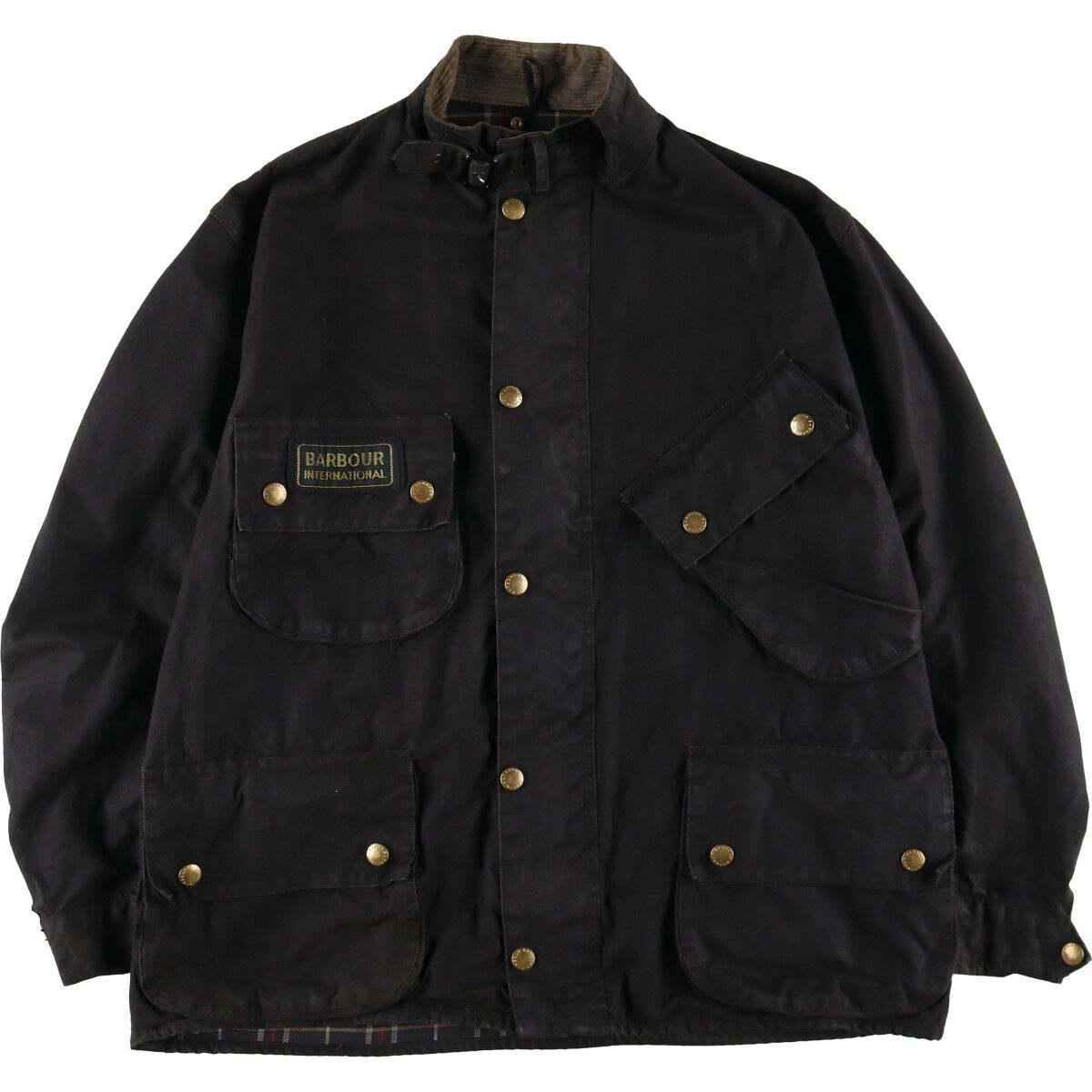 古着 90年代 バブアー Barbour INTERNATIONAL SUIT インターナショナルスーツ 旧3ワラント ワックスコットン/eaa505175