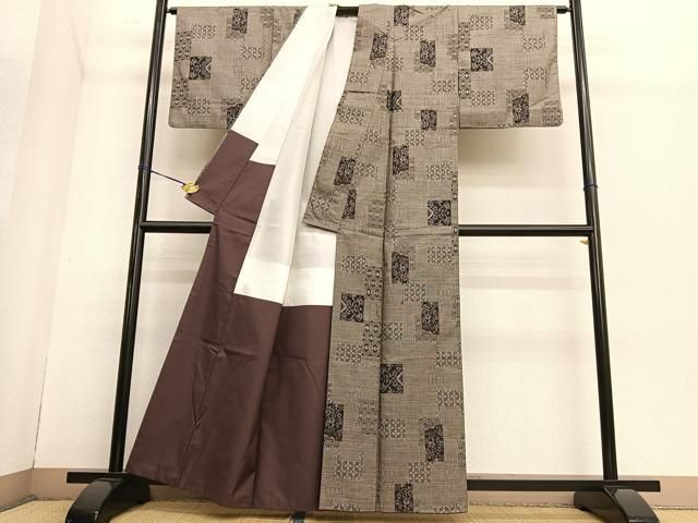 平和屋着物○本場大島紬 短冊花文 正絹 逸品 BAAT3190hv - メルカリ 