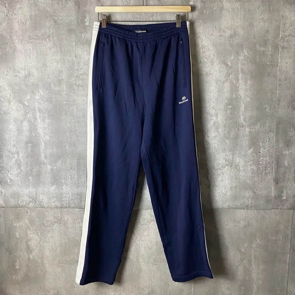 BALENCIAGA (バレンシアガ)19AW ロゴ サイドライントラックパンツ