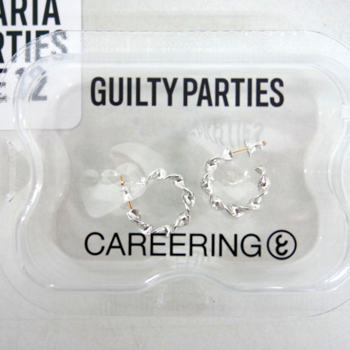 未使用 ワコマリア×キャリアリング パラダイス12 シルバー K18 ピアス 未使用 ワコマリア×キャリアリング パラダイス12 シルバー K18 ピアス