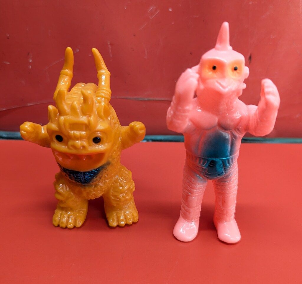 やまなや 復刻ブルマァクミニ怪獣シリーズ 復刻ミニ ソフビSET