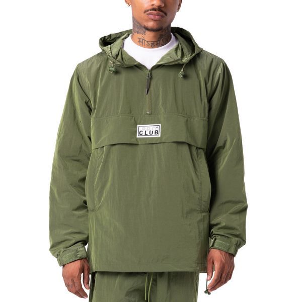 【15PC0306】PRO CLUB METALLIC NYLON ANORAK JACKET (プロクラブ)　ナイロンアノラックメタリックナイロンジャケット