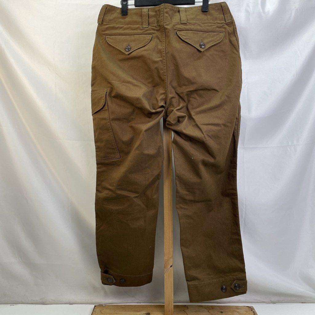 01 w-5559 フリーホイーラーズ カーゴパンツ ボタンフライ ブラウン サイズ34 メンズ パンツ 品