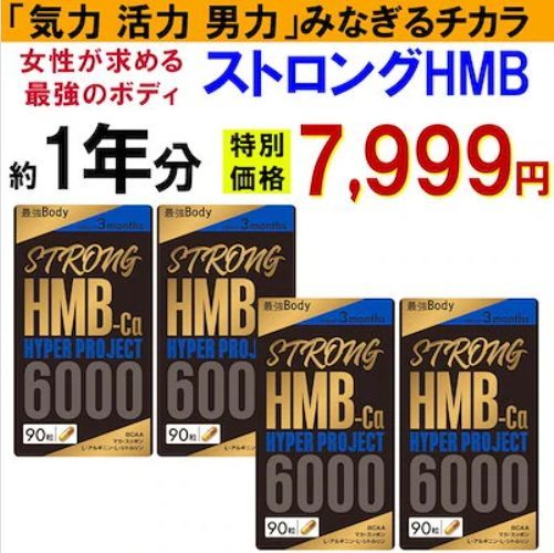 1年分!4袋セット ストロングHMB 気力 活力 男力 バルクアップ 太く強く 最強のボディー プロテイン ダイエット 男性 筋トレ サプリメント シトルリン アルギニン ク チン カルニチン 亜鉛 マカ スッポン マムシ BCAA 馬睾丸 日本