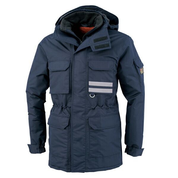 コーコス信岡 サンバーナー透湿防水防寒コート A-3806 個人宅 代引き決済不可 防寒対策 防寒着 昇温効果 ヘルメット対応フード付