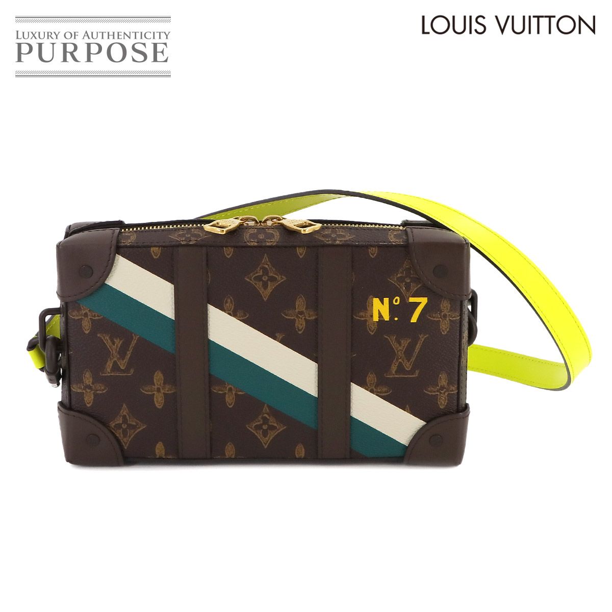 新品同様 ルイ ヴィトン LOUIS VUITTON モノグラム ソフトトランク 