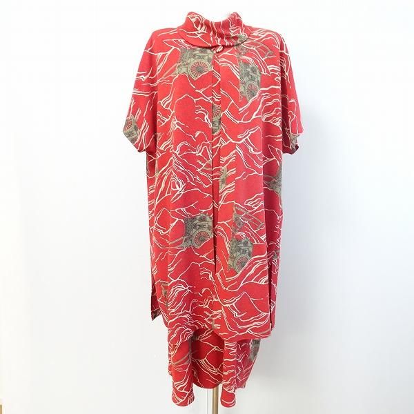 snc シセンドウ 詩仙堂 ヒトシタムラ セットアップ ワンピース 赤 白