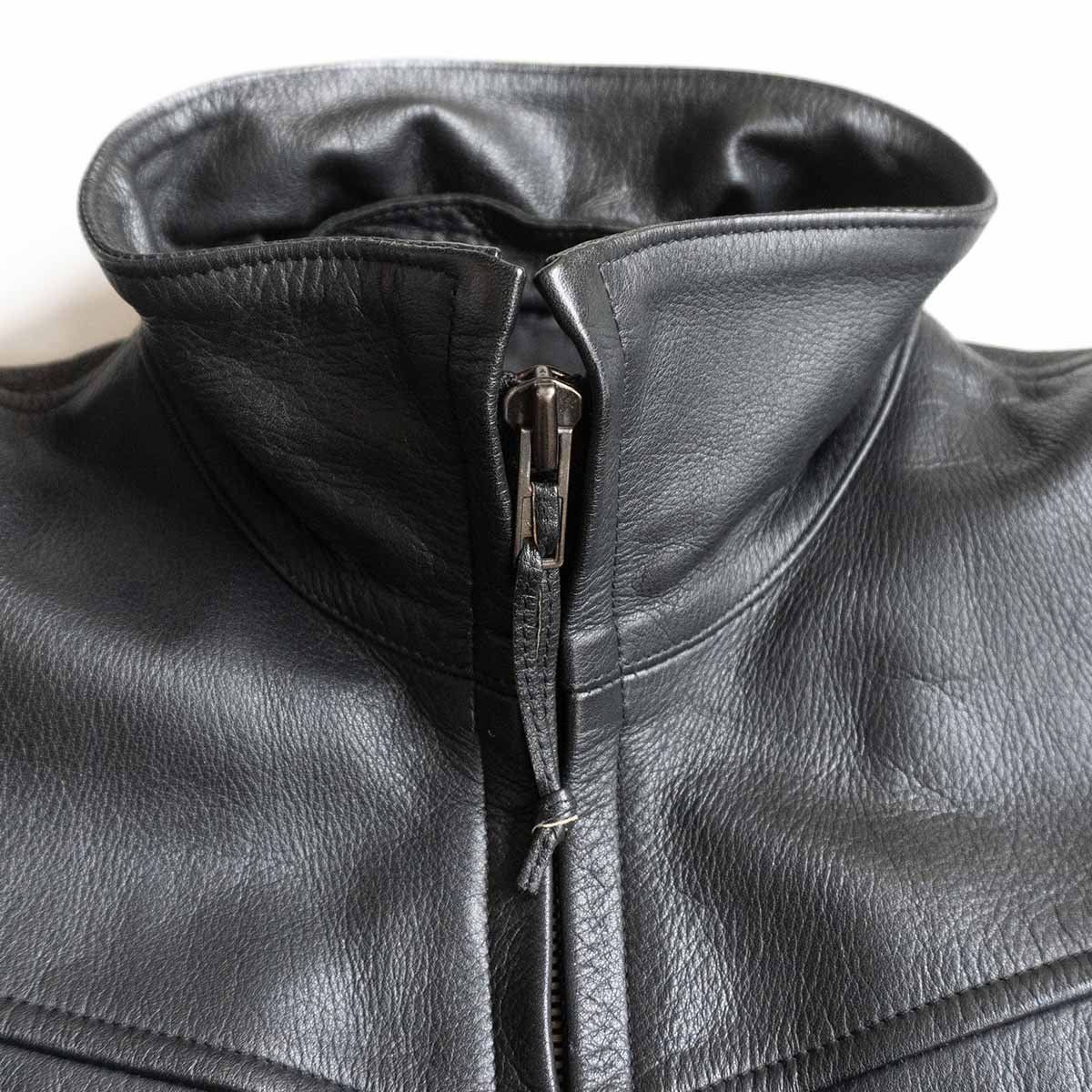 美品】KUSHITANI【レーシングジャケット】L ブラック レザー 