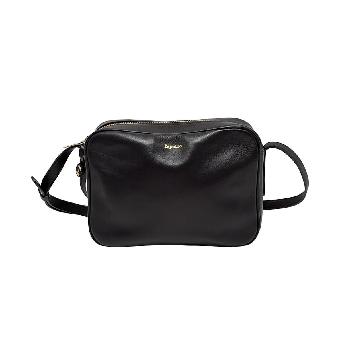 Repetto レペット　レザーショルダーバッグ　本革　ブラック レペット Repetto レペット バッグ Repetto ショルダーバッグ