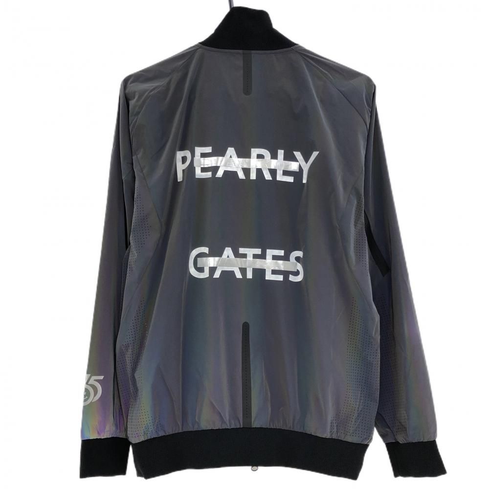 ☆特価☆【美品】パーリーゲイツ ジャケットブルゾン グレー系×黒