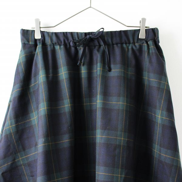 平置きで45R☆ウールストレッチのフレアスカート - ひざ丈スカート