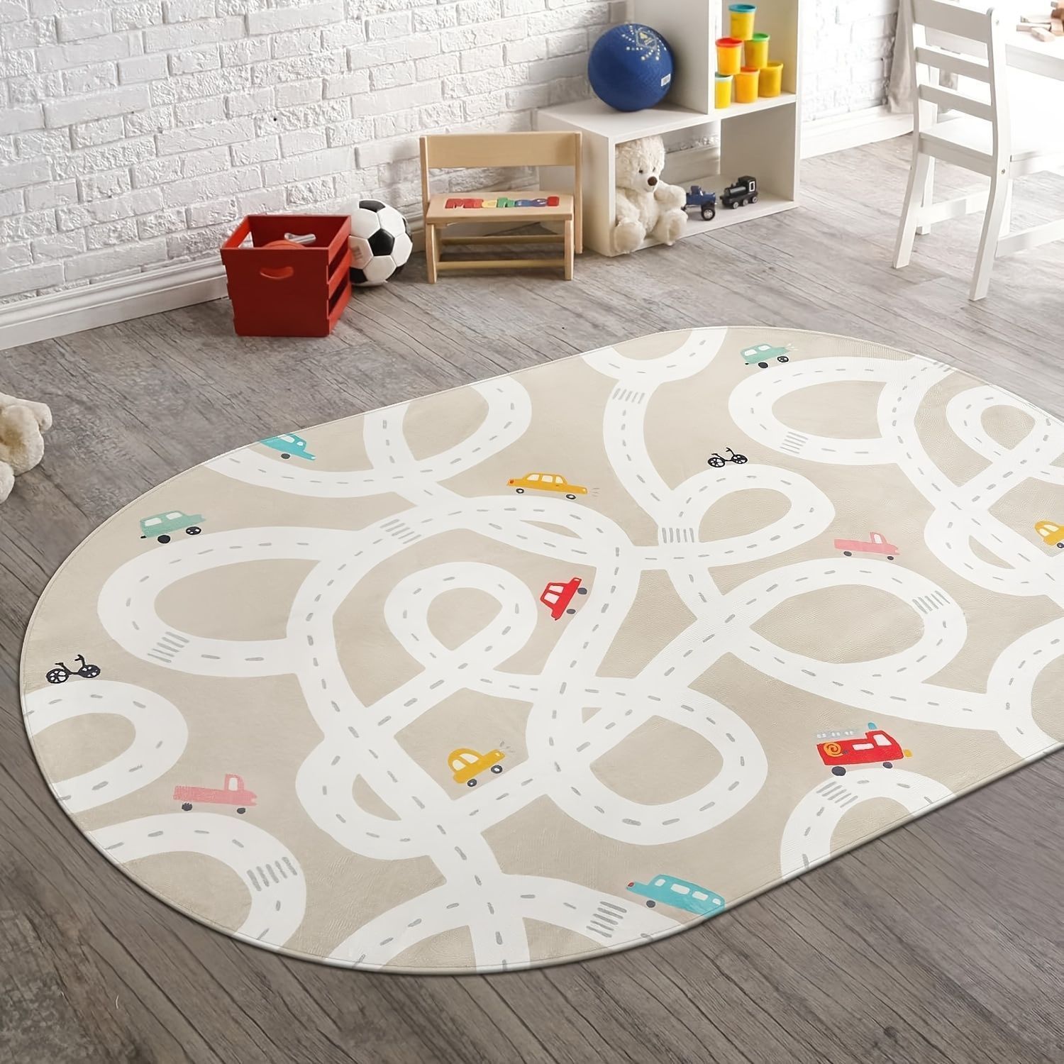 カーペットラグ キッズマット カラフルなプレイマット ラグカーペット