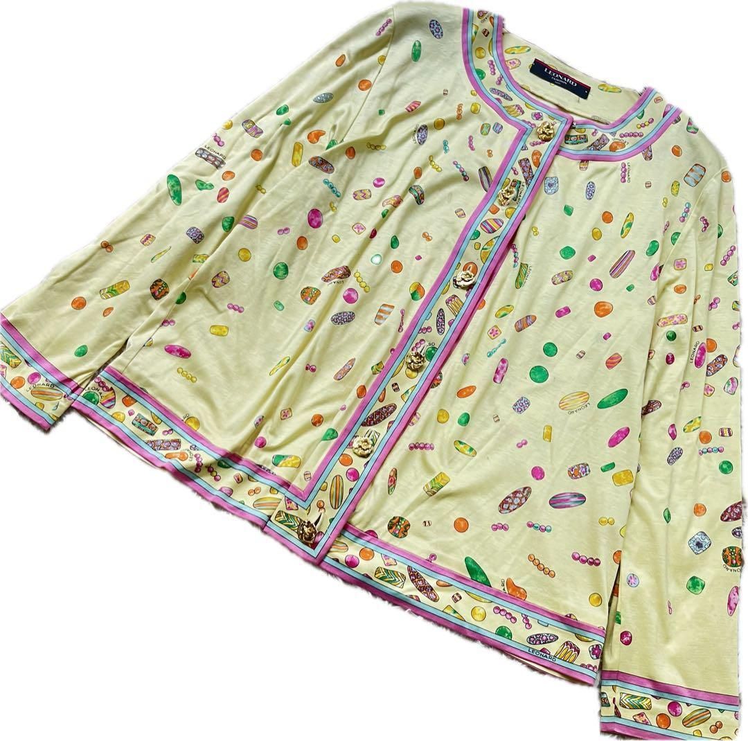 おまとめレオナール カーディガン ➕シルクブラウス レオナール  