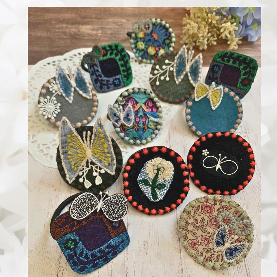 ミナペルホネンハンドメイドヘアゴム ヘアゴム ミナペルホネンハンドメイド - メルカリ