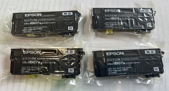 PX-S6010/PX-S6011対応 エプソン 純正セットアップ用インクパック IP11 ４色セット（ブラック/シアン/マゼンタ/イエロー）