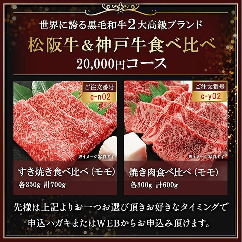 忘年会 肉 目録 パネル付 イベント ビンゴ 二次会 ゴルフコンペ 2次会 幹事 松阪牛&神戸牛 選べるギフト A2パネルセット 2万コース 1402c-e02a2 1