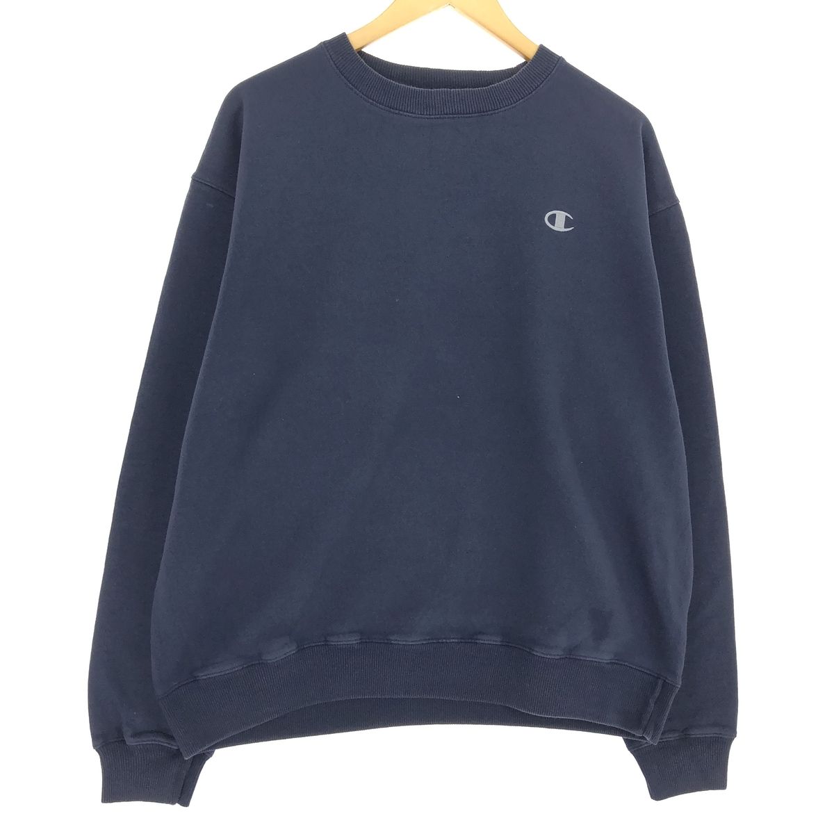 古着 チャンピオン Champion ECO ワンポイントロゴスウェットシャツ トレーナー メンズL相当/eaa439456