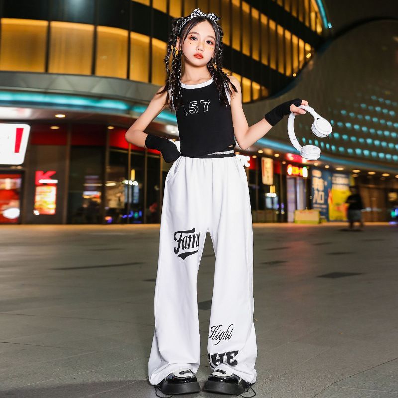 キッズ ダンス衣装 ヒップホップ へそ出しセットアップ ガールズ ジャージ 上下 トップス パンツ 派手 hiphop 女の子 ダンス衣装 ダンスウェア  ジュニア ジャズ 応援団 演出服 体操服xtx40※購入希望のサイズをお知らせください。 メルカリ