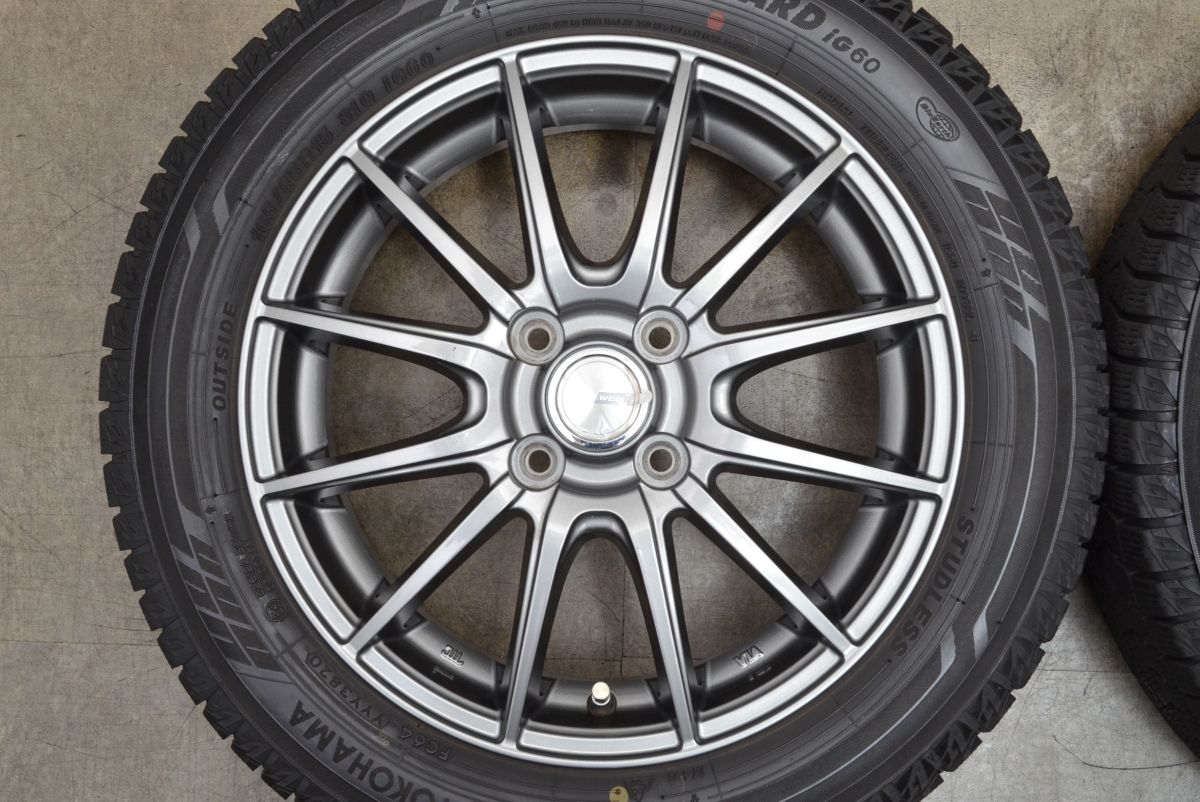スタッドレス】WEZEN 15in 4.5J +45 PCD100 ヨコハマ アイスガード