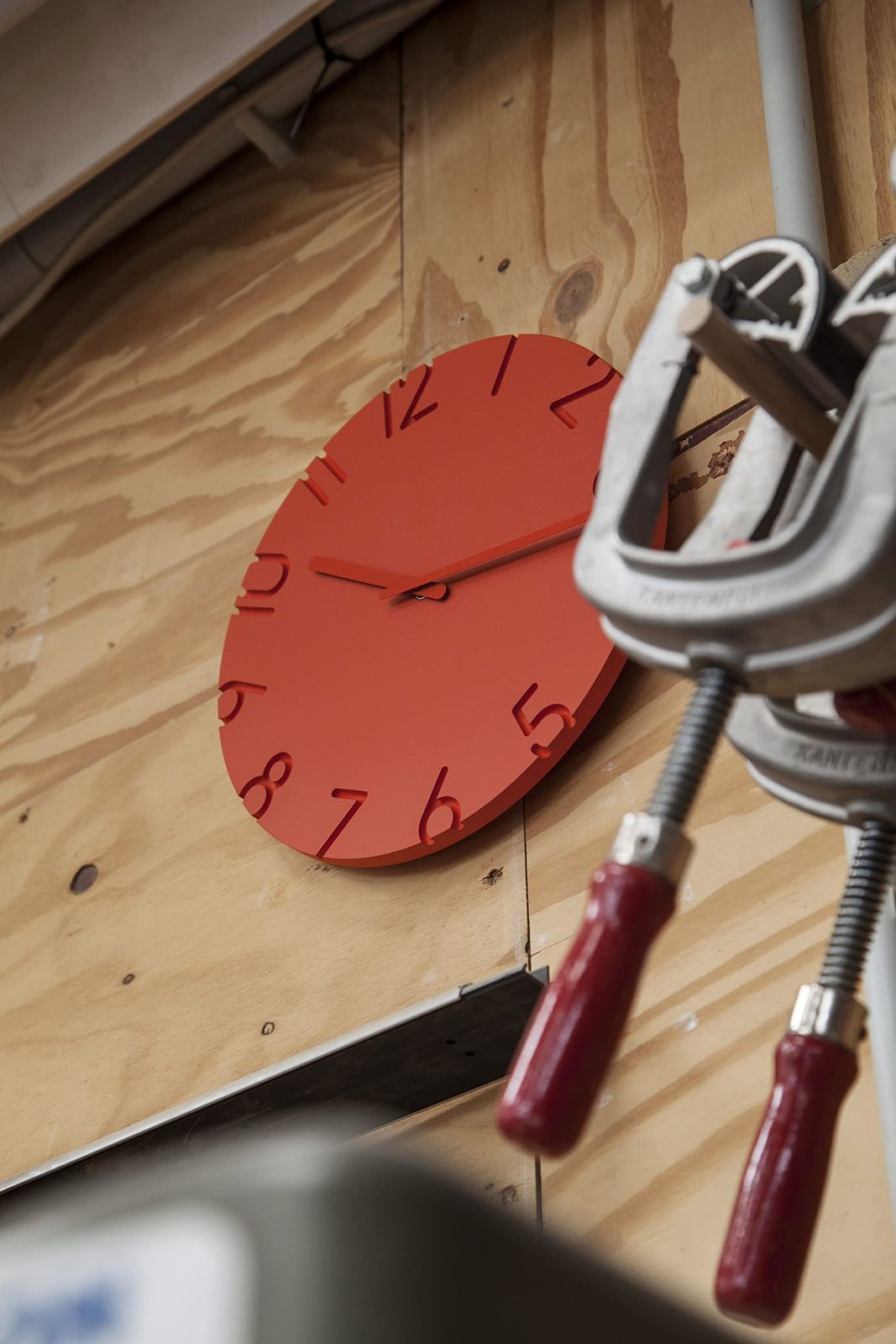 カーヴド ド 掛け時計 アナログ 橙 NTL16-06 レムノス OR Lemnos NEXPOTALLINN_EU