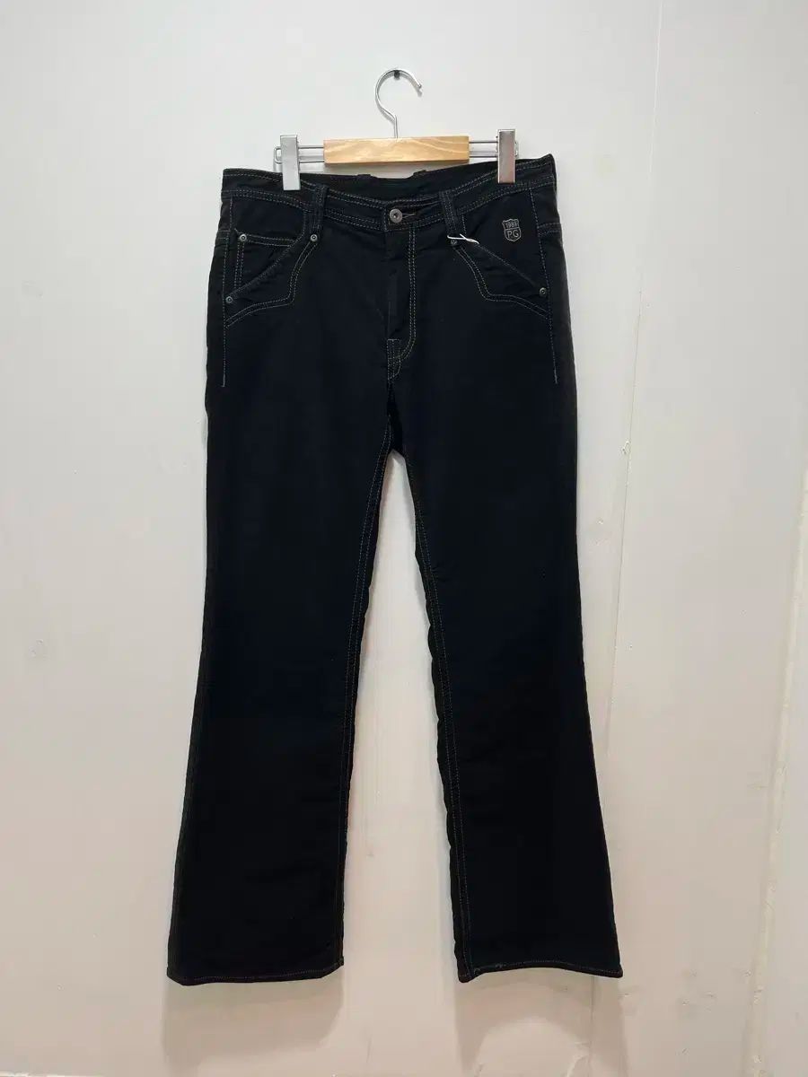 PEARLY GATES コットン セミブーツカット パンツ （ 32 インチ)