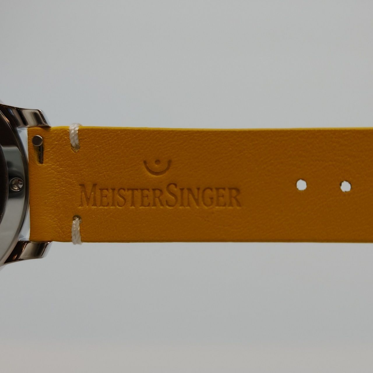 MEISTERSIGER マイスタージンガー Perigraph-Midium Blue with Yellow S-AM1018 43mm 自動巻 M-235