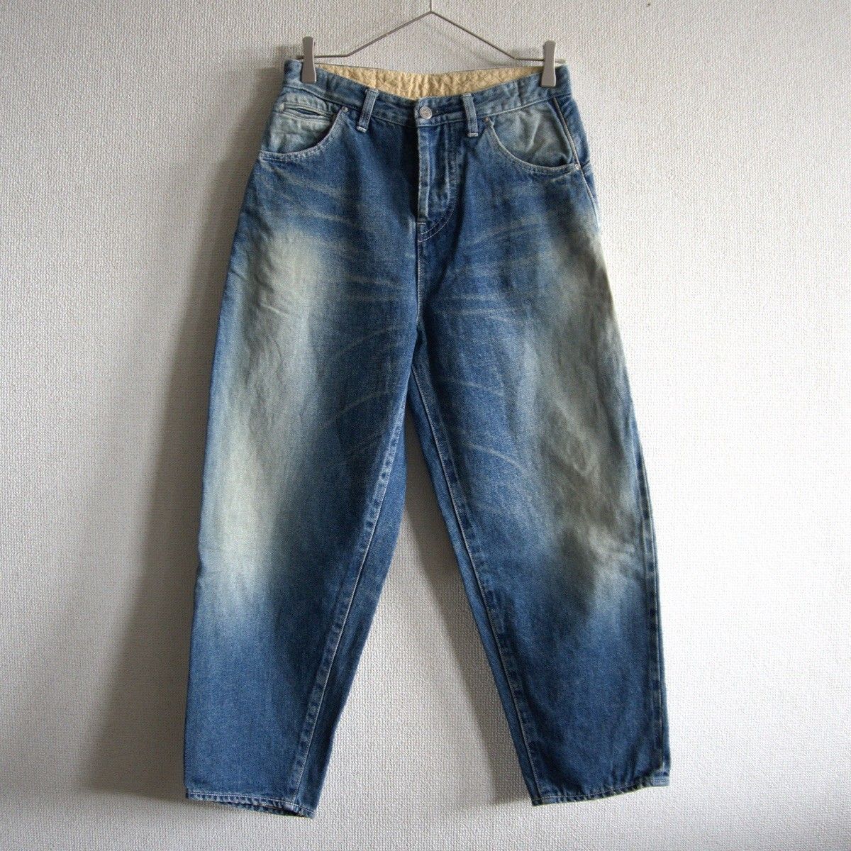 美品】mina perhonen【always ロールアップ デニムパンツ】34