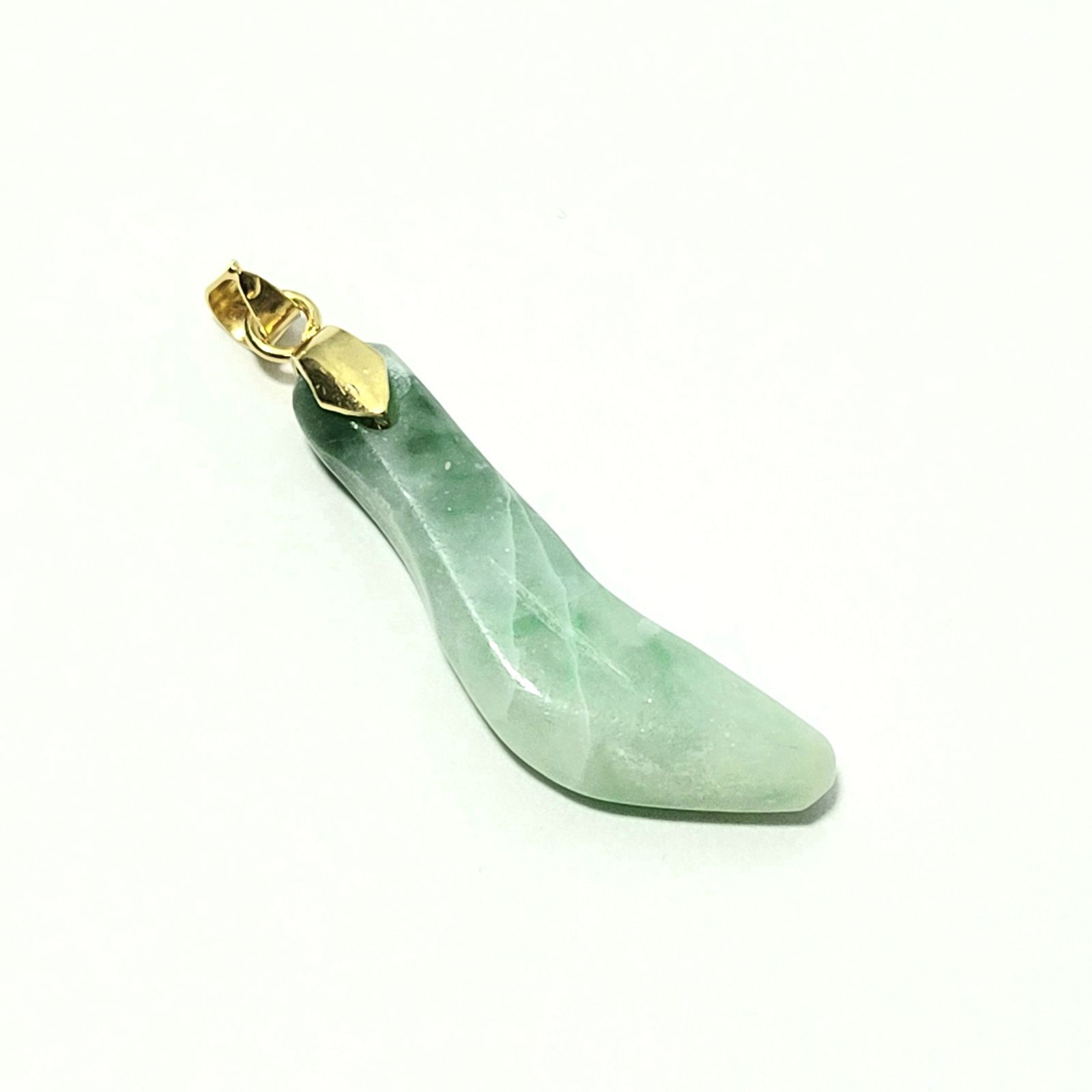 本物 糸魚川翡翠:ペンダントトップ:金具(sv925)付き ms-PT0002