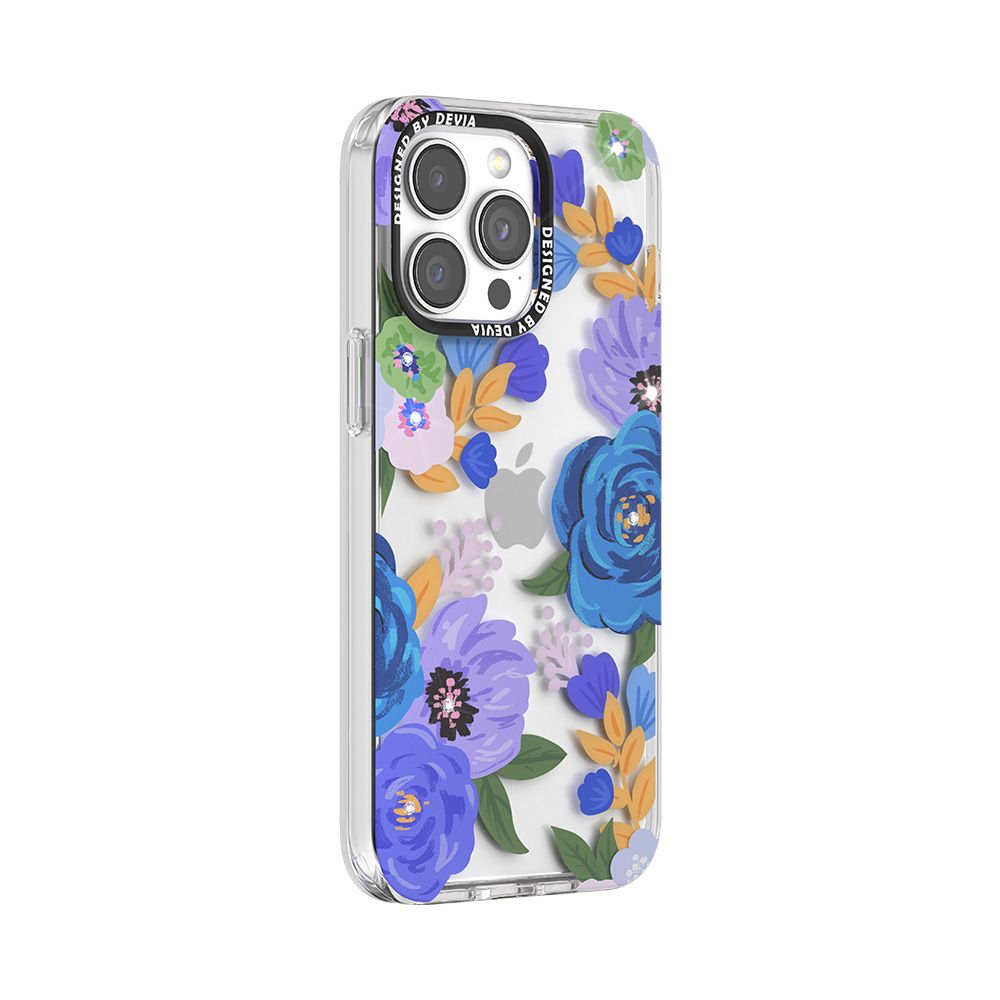 iPhone15 iPhone15Pro iPhone15Plus iPhone15ProMax クリア 透明 ケース カバー 花柄 フラワー スワロフスキー ストーン ハイブリッドケース TPU PET 耐衝撃 アイフォン スマホ