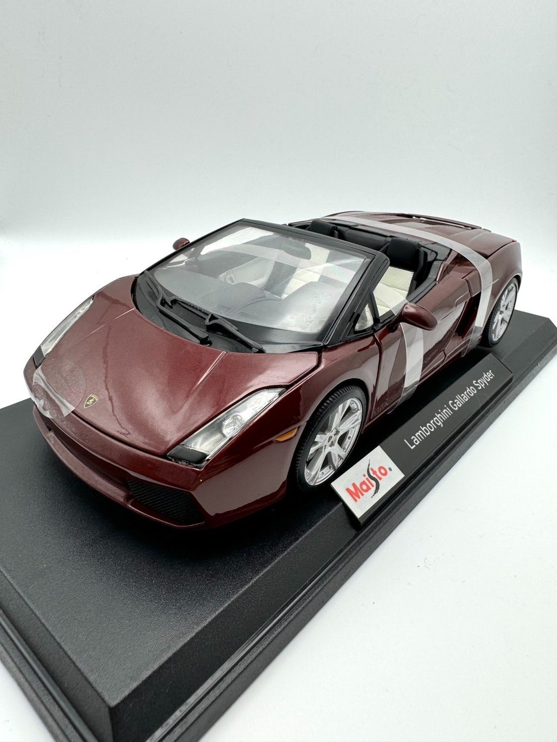 Maisto 1/18 Lamborghini Gallardo Spyder ワインレッド