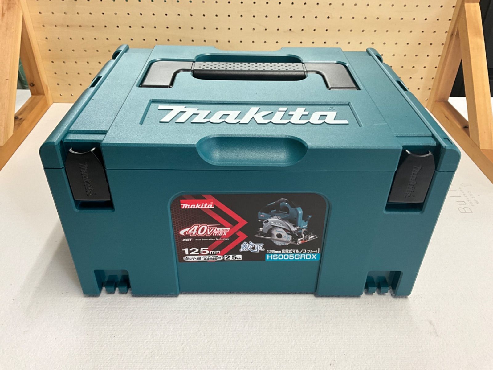 未使用品 マキタ HS005G ブルー 125mm 充電式マルノコ40Vmax