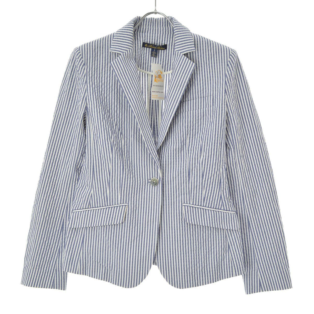 トムグレイ　ストライプシアサッカーブルゾン トムグレイ ストライプシアサッカーブルゾン ロンドンストライプ シア