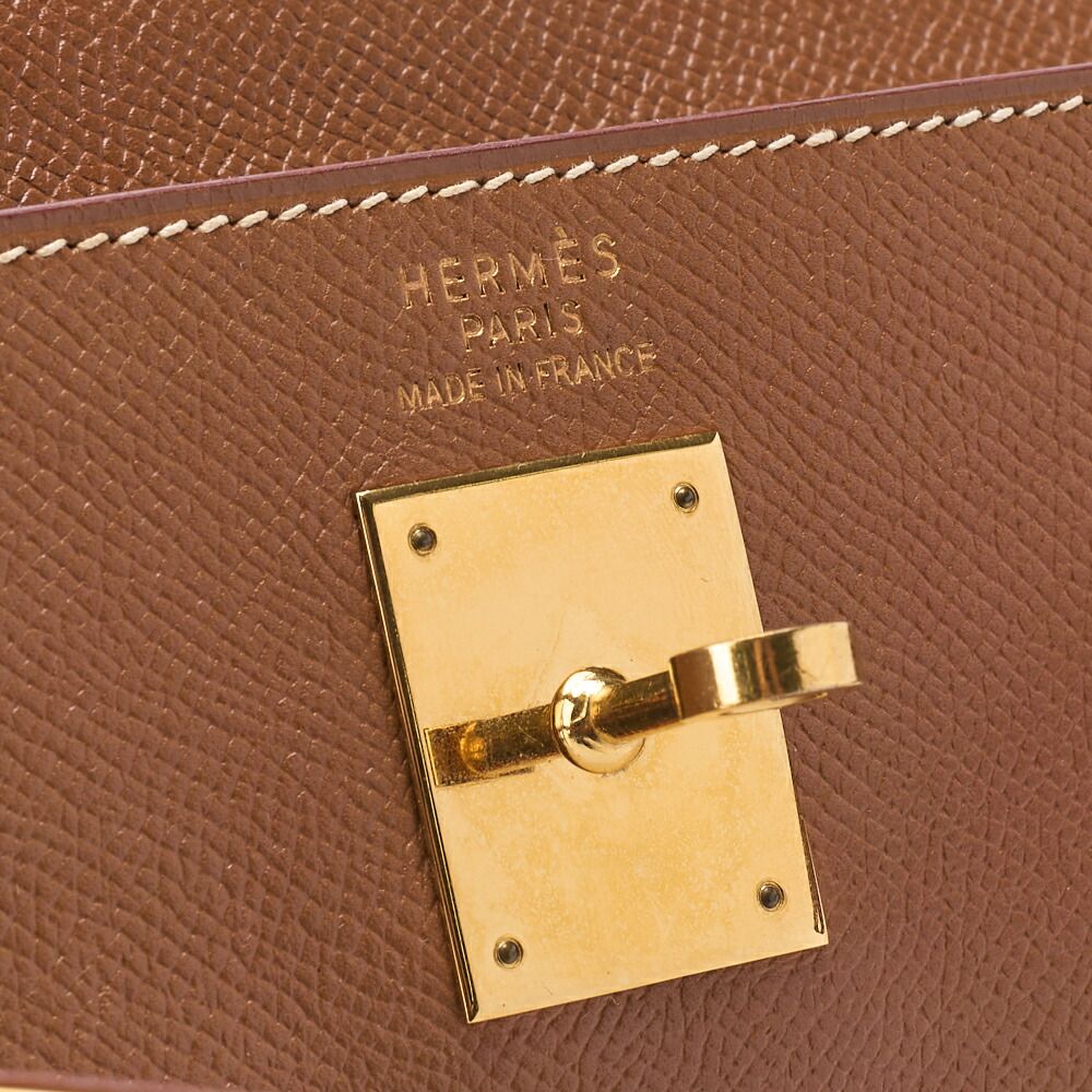 美品】HERMES エルメス ケリー35 クシュベル ◯V刻印 ストラップ付き 