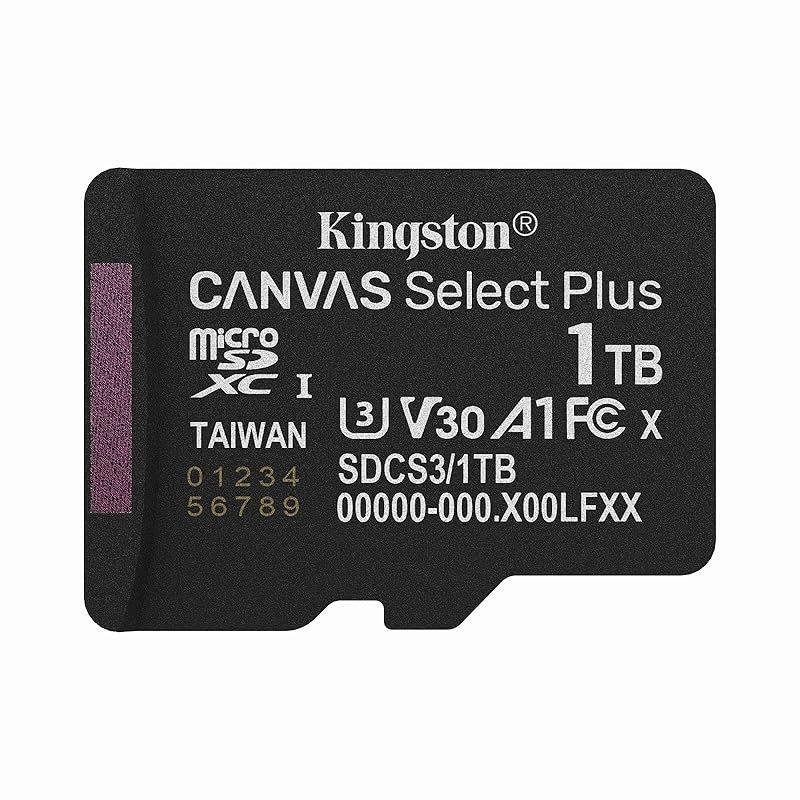 ♥品 Kingston Canvas Select Plus microSDメモリーカード 1TB microSDXC Gen3 150MB|s A1カード アダプター - SDCS3|1TB 1