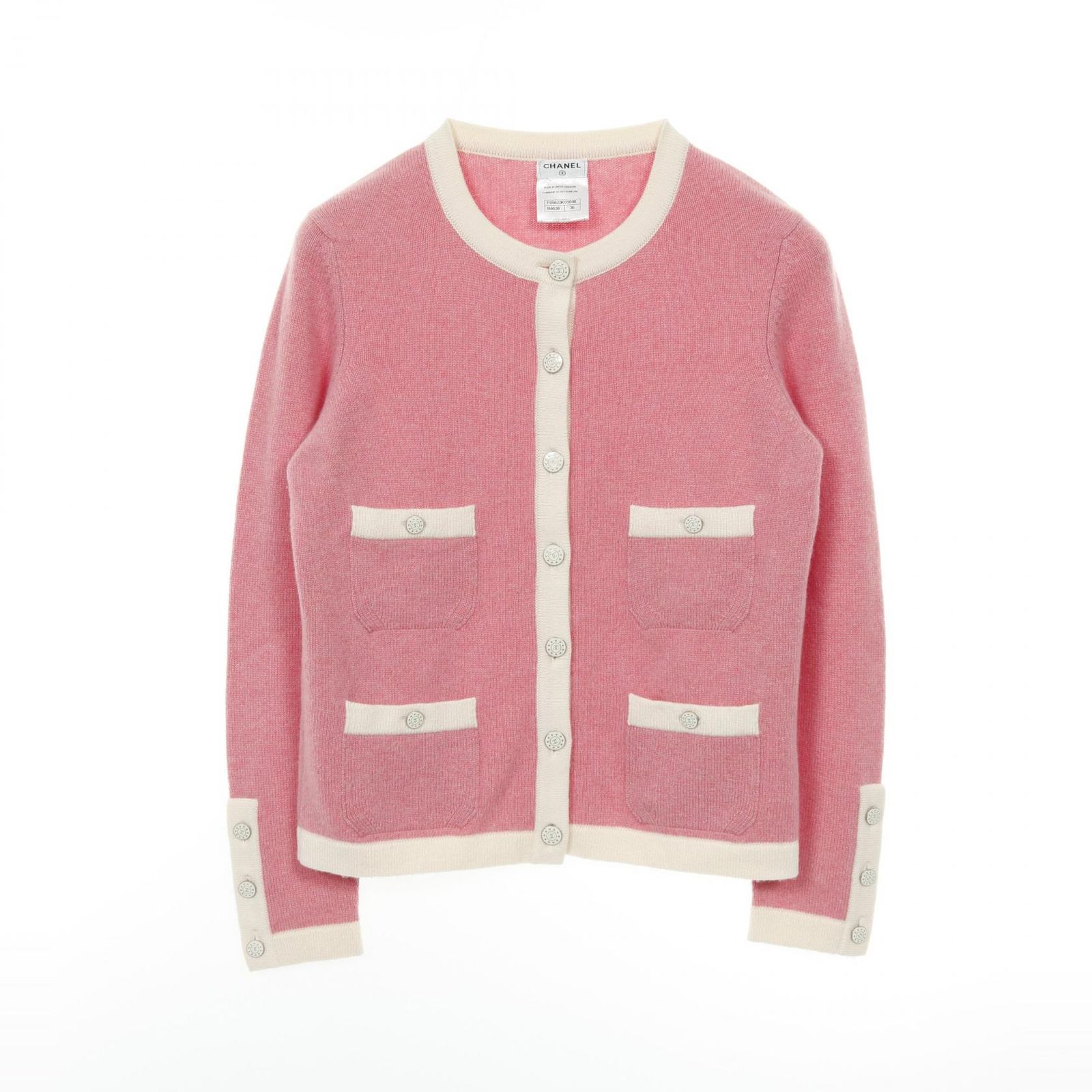 シャネル CHANEL カーディガン ココマークボタン P45623K05698