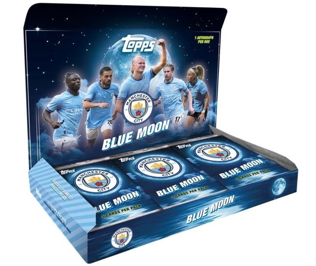 国内未発売 新品未開封】Topps Blue Moon Manchester City 2024/25 