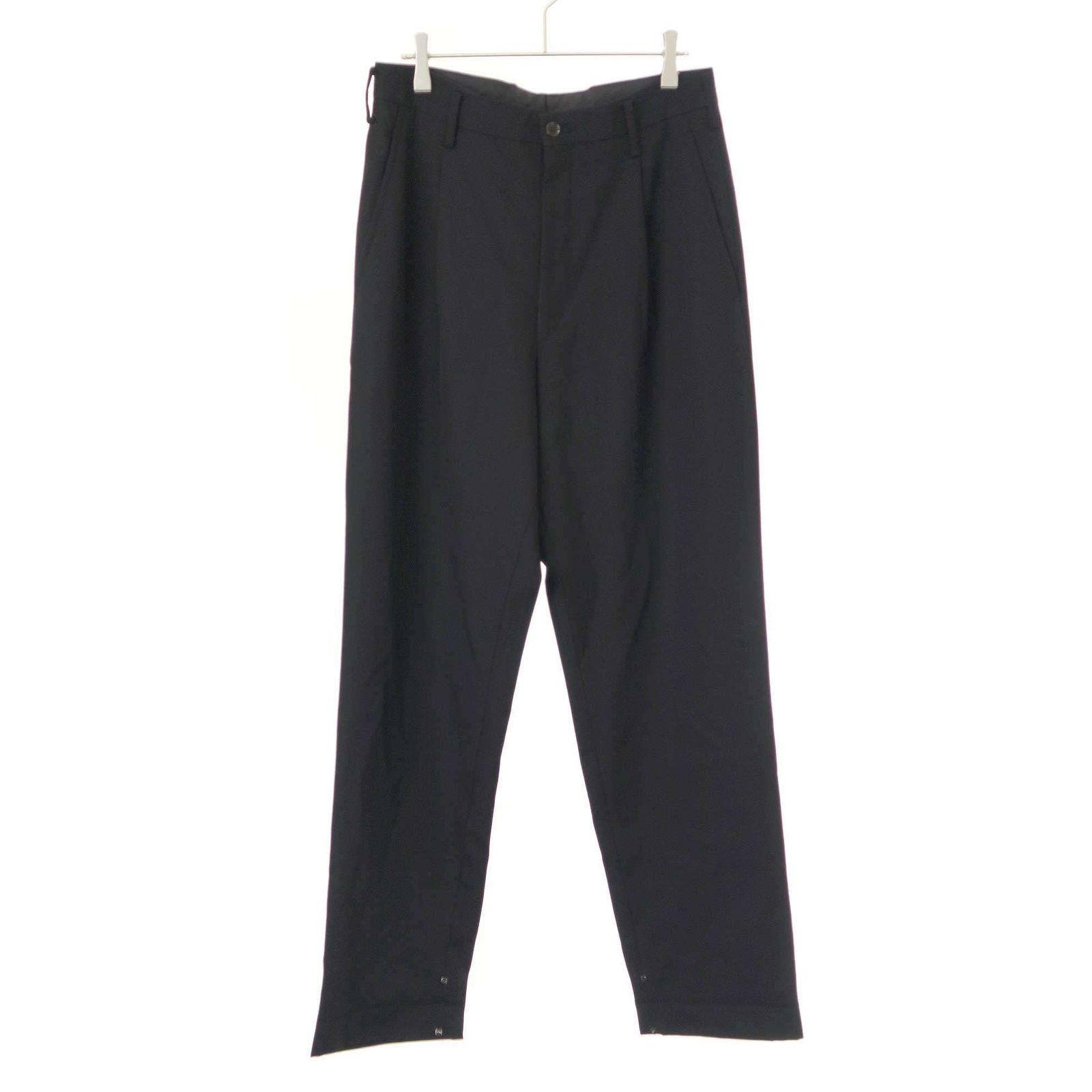 極美品 18AW⭐️ヨウジヤマモトプールオム スラックスパンツ ウール 黒 極美品 18AW⭐️ヨウジヤマモトプールオム スラックスパンツ
