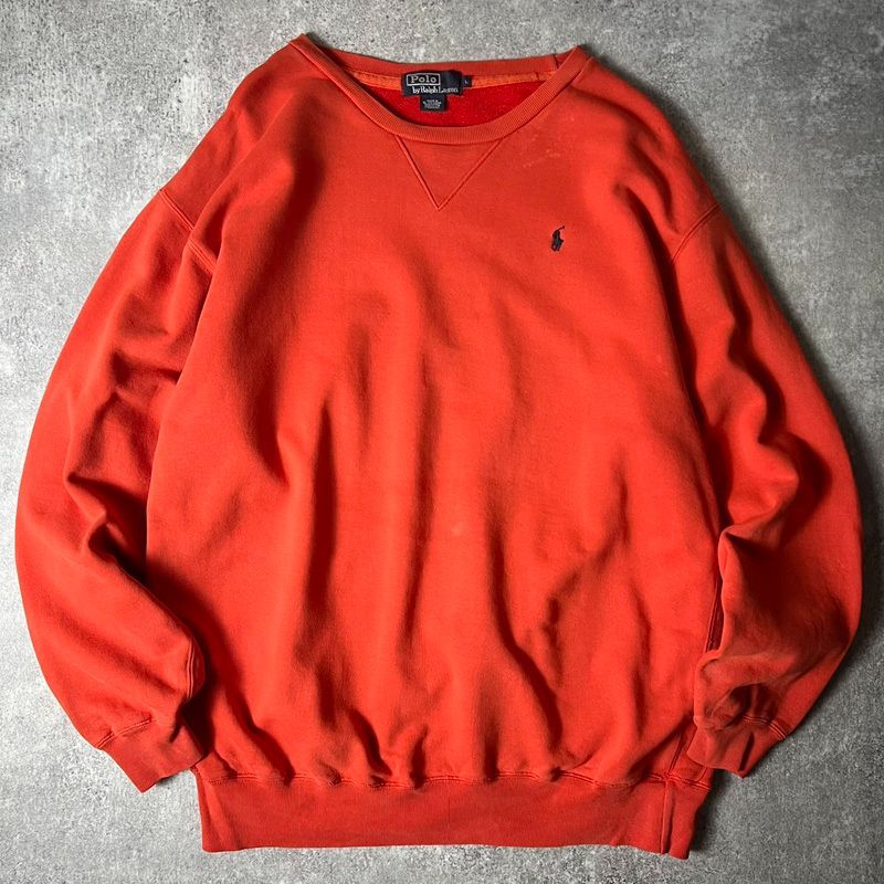 90s POLO RALPH LAUREN スウェット トレーナー L / 90年代 オールド