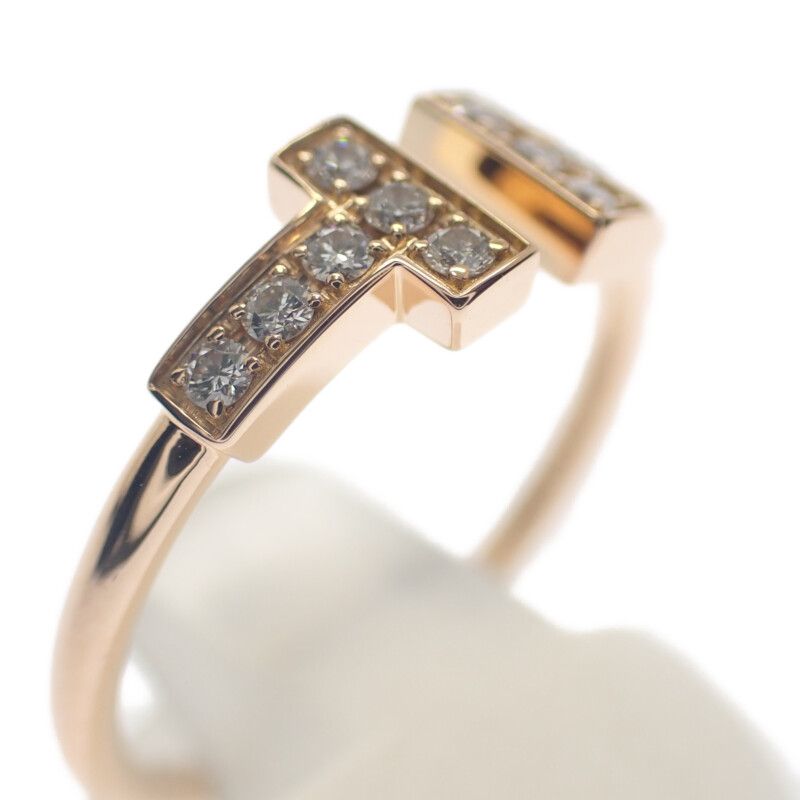 ティファニー TIFFANY&Co. Tワイヤー 60147315 リング 指輪 K18PG  