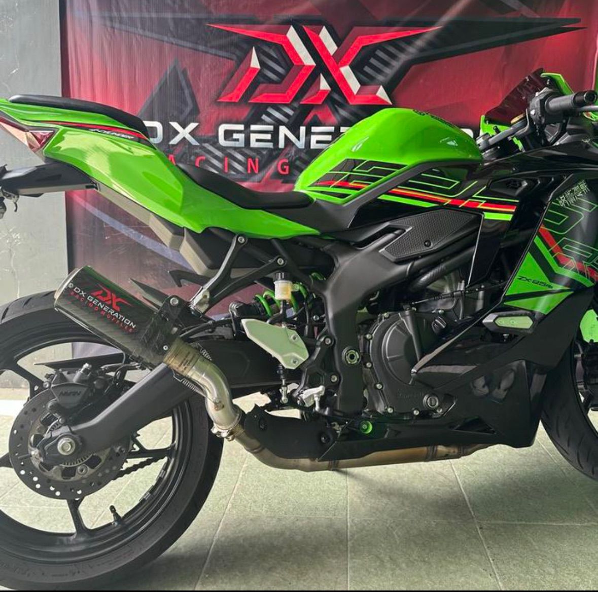 ZX25RR ZX4R ZX4RR スリップオンマフラー 受注製造 BRIGHTFACE_UK