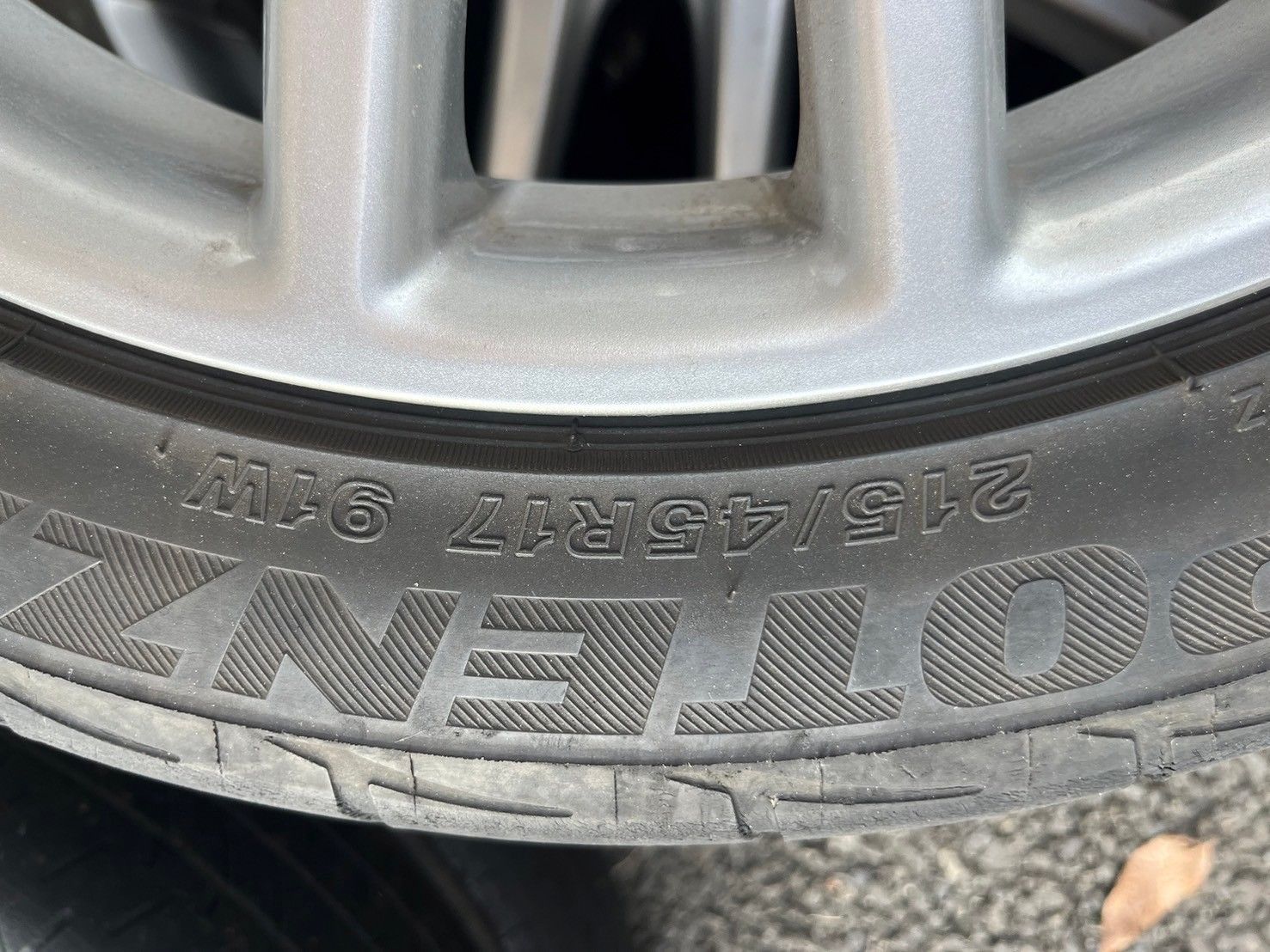 送料無料】アコード（CL7） ユーロR 純正ホイール × タイヤセット 17