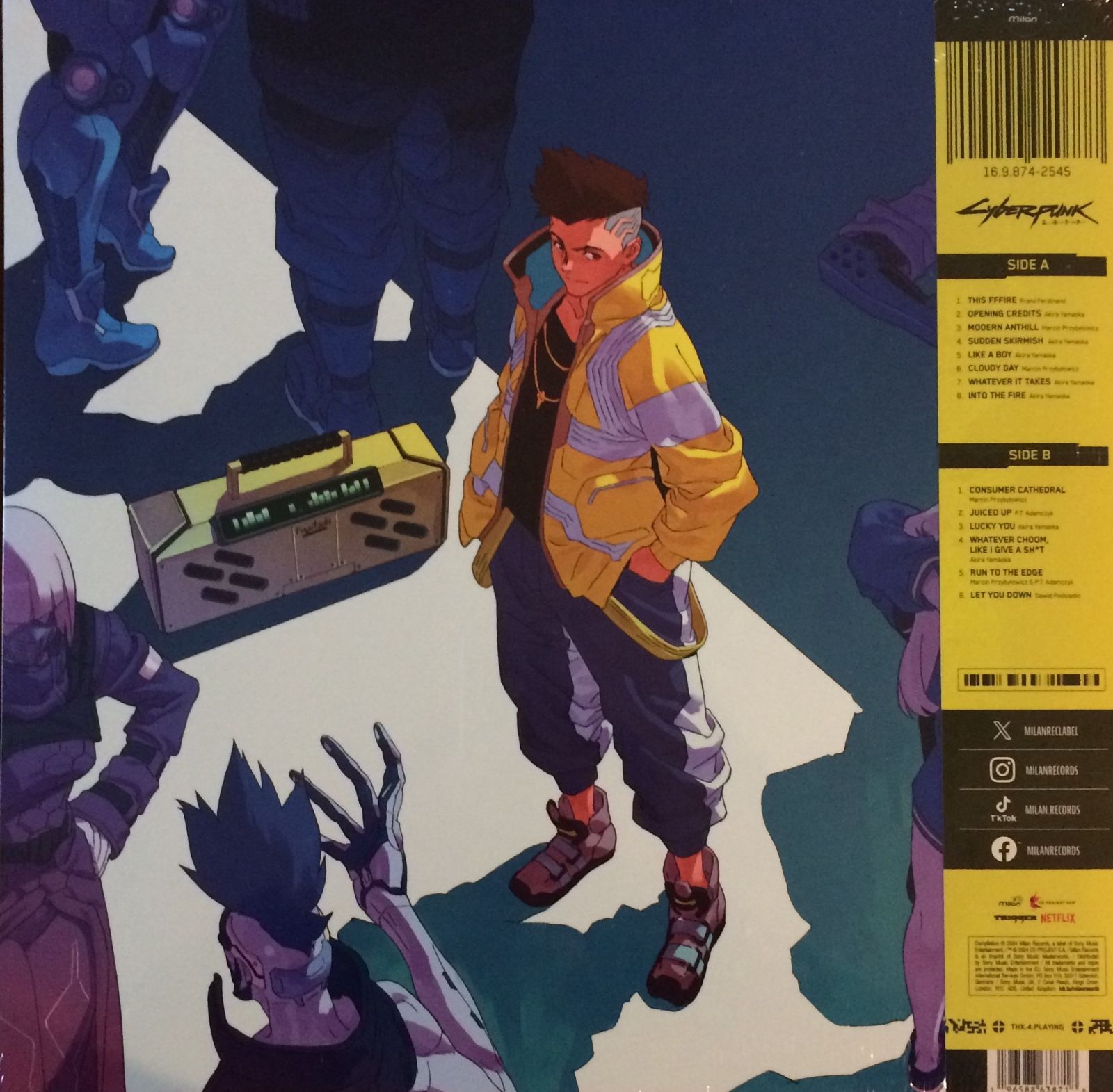 【新品未開封】【レコード】山岡晃 Cyberpunk: Edgerunners 山岡晃 Akira Yamaoka & Marcin Przybylowicz - Cyberpunk