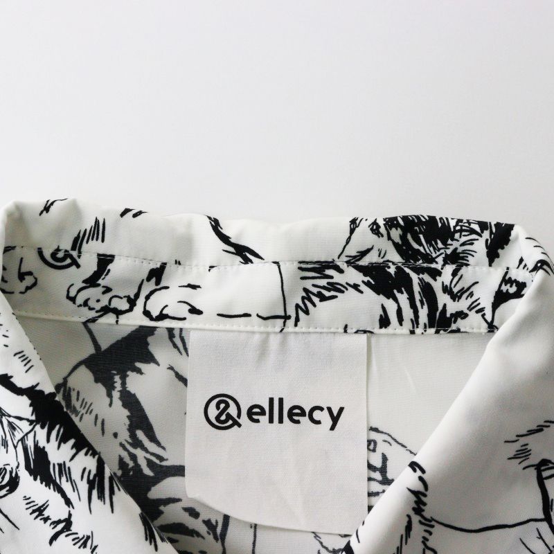 ロイスクレヨン アンドエルシー &ellecy ネコスケッチ シャツ