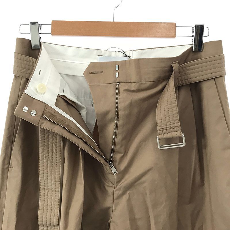 MUSE de Deuxieme ショップ Classe/TUCK CHINOワイドパンツ MUSE de