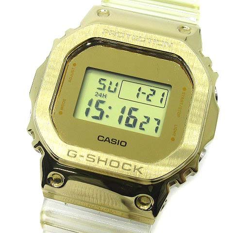 カシオ ジーショック CASIO G-SHOCK Metal Covered デジタル ウォッチ クォーツ 腕時計 GM-5600SG-9JF ゴールド クリア