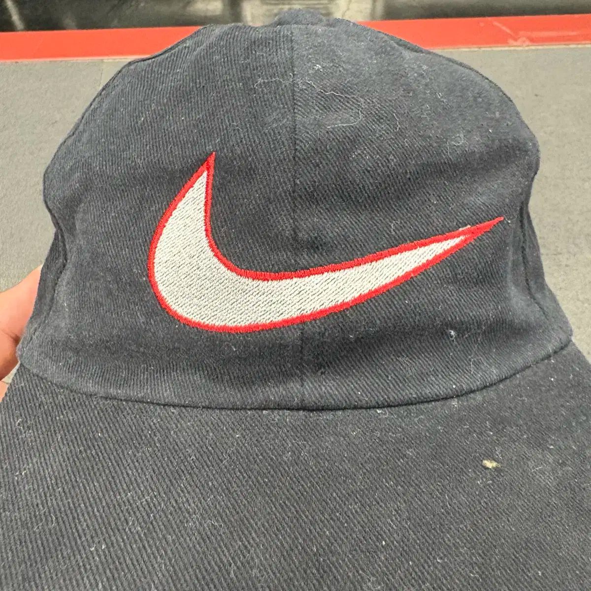 90s nike ノーベルティボールキャップ