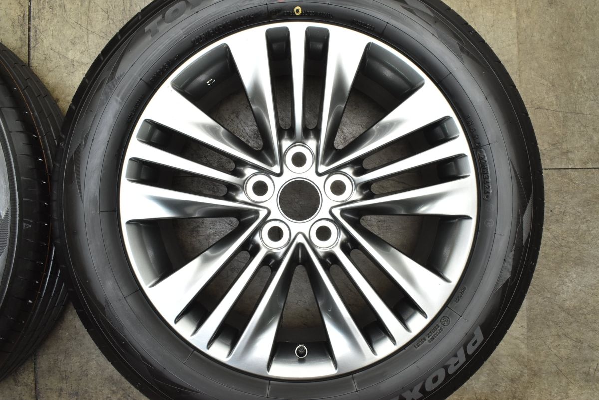 製 新車外し トヨタ 40アルファード 純正 18in 7J 40 PCD120 トーヨー プロクセス コンフォート 225 60R18 ヴェルファイア WWW_SMP1DAWEKUDUS_SCH_ID